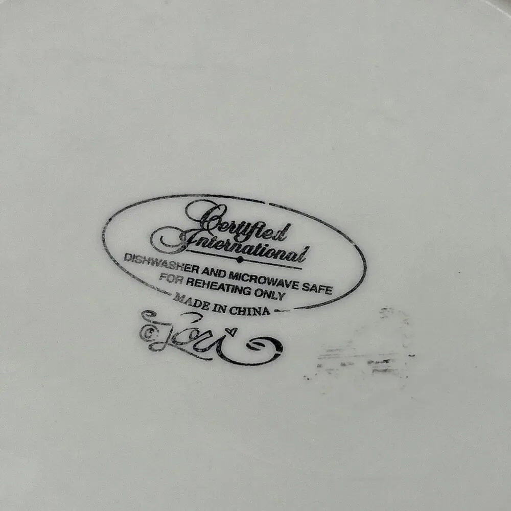 Certified International Cafe De Paris Pasta Bowl Wine Grapes -Discontinued